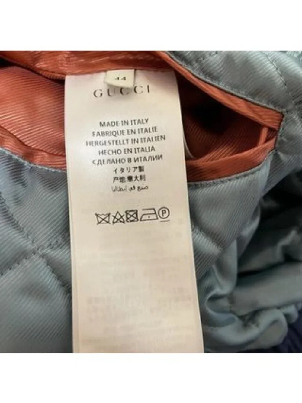 Gucci Mens Mermaid Circle Print Silk Twill Bomber Jacket IT 52 Multicolor NWT